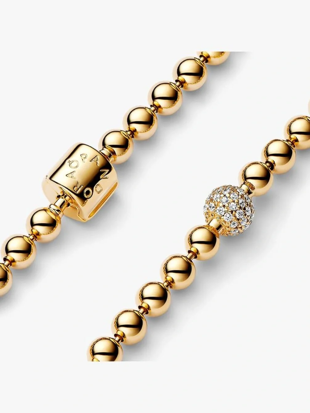 Pandora Beads & Pavé Bracelet